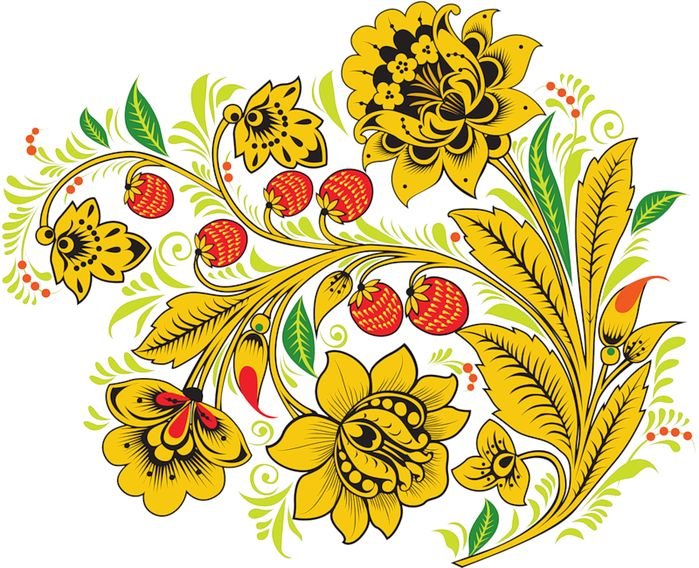 Фон русский народный стиль