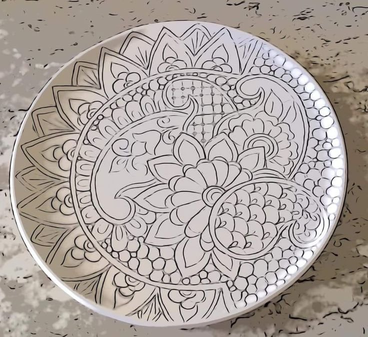 Роспись тарелок эскизы