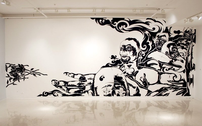 Креативная роспись стен