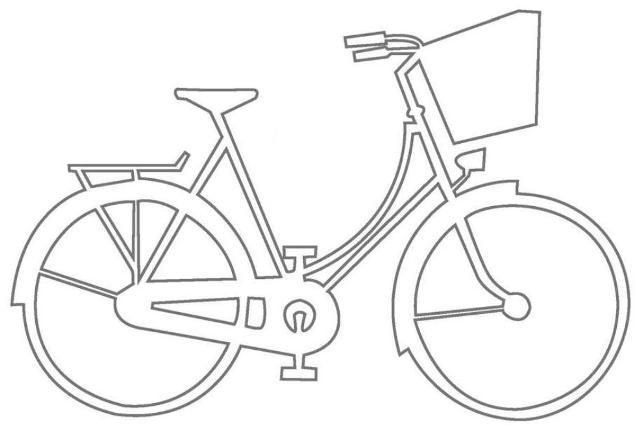 Вытынанка велосипед