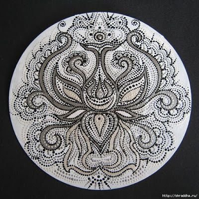 Точечная роспись орнамент
