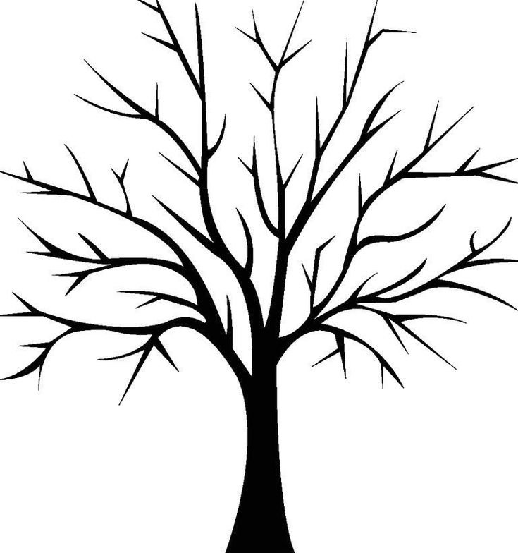 Трафарет "дерево"
