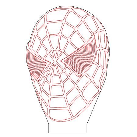 Маска из 3д ручки