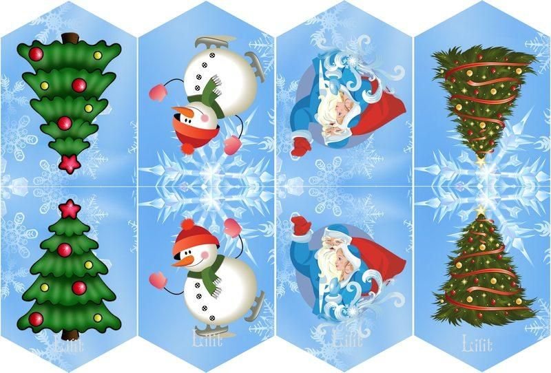 Флажки на новый год