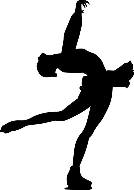 Силуэт фигуристки