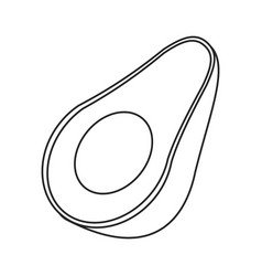 Маленькие раскраски авокадо