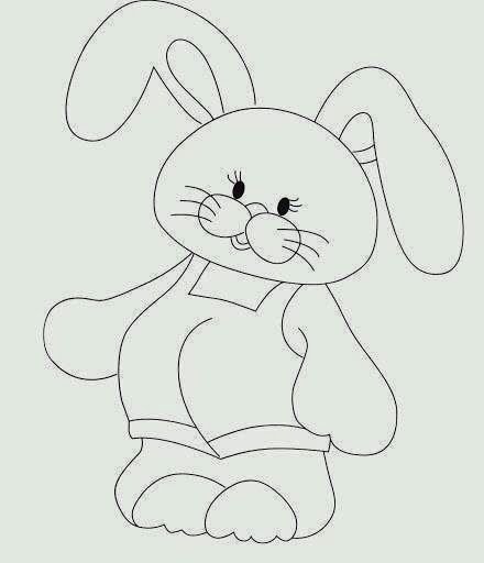 Заяц раскраска