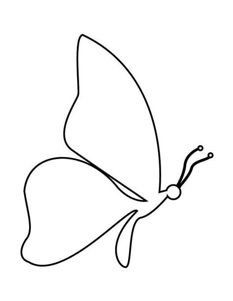 Трафареты бабочки