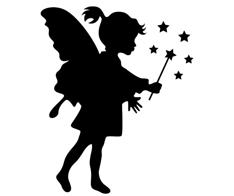Фея трафарет для вырезания