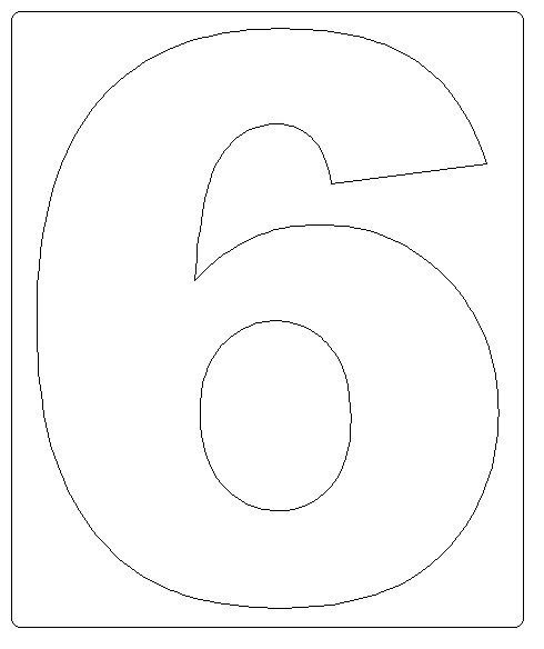 Цифры трафарет для вырезания