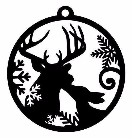 Новогодние трафареты для плоттера