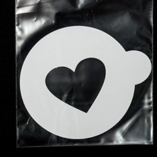 Кофейные сердечки с надписями