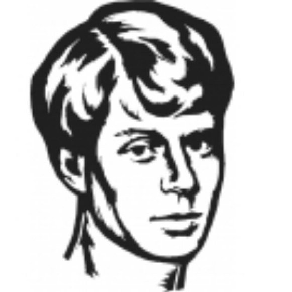 Есенин Сергей портрет вектор