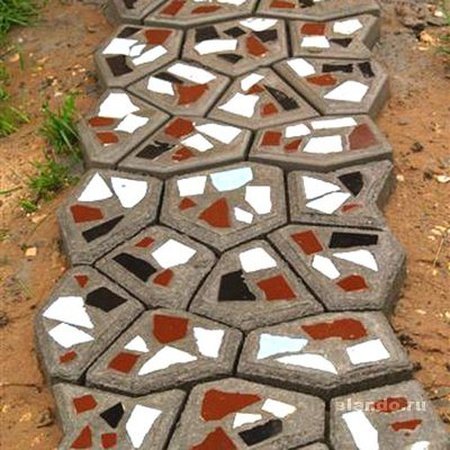 Пластиковые формы для садовых дорожек