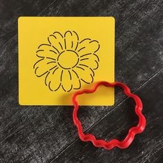 Пряник Ромашка со стеблем