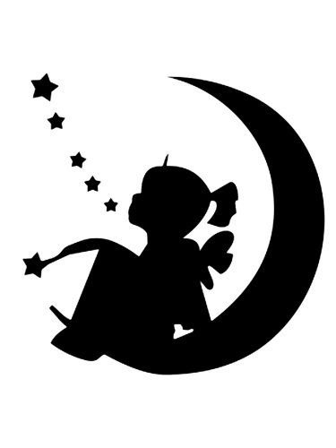 Луна силуэт