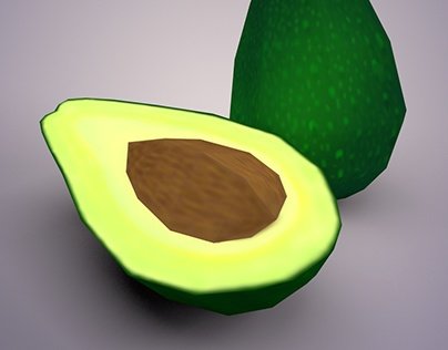 3d авокадо