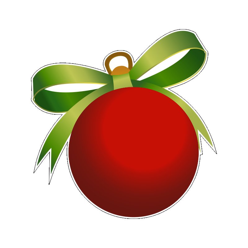 Шарик новогодний