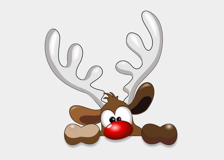 Олень Рудольф мультяшный