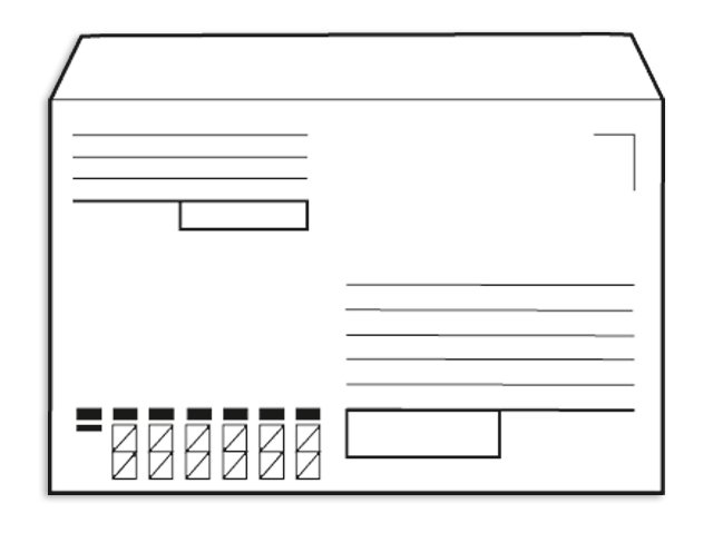 Конверт для письма