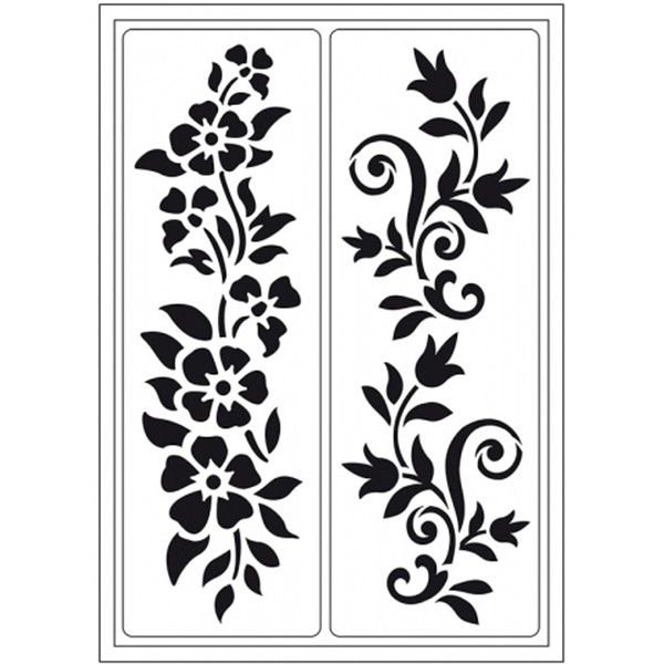 Трафареты на шкафы для декора