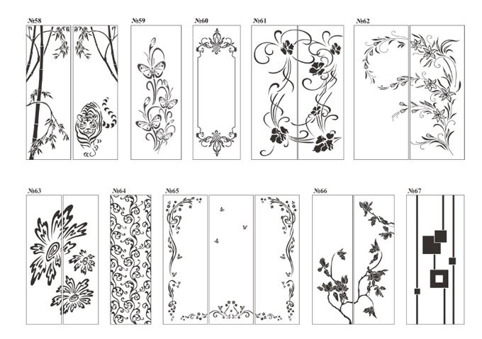 Пескоструйный рисунок на зеркале