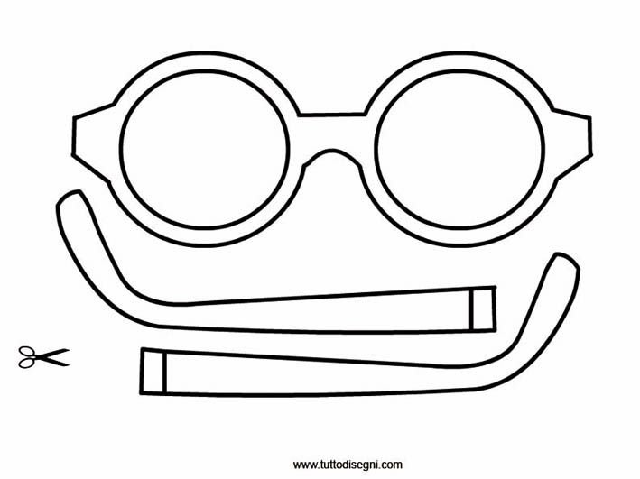 Очки вырезать