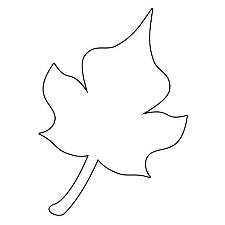 Трафареты "листья"