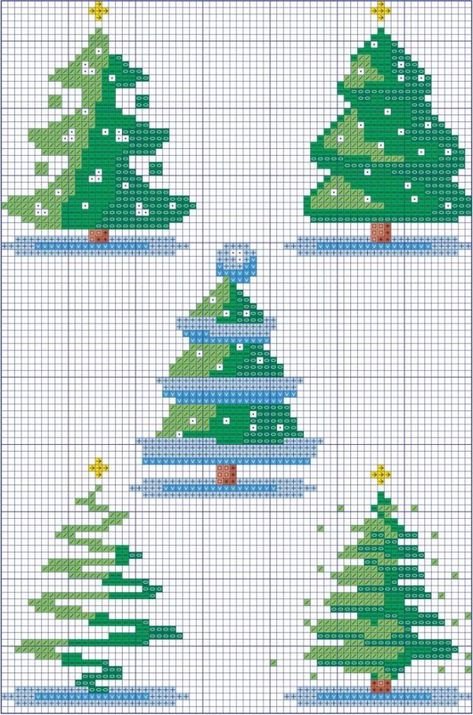 Новогодняя вышивка крестом