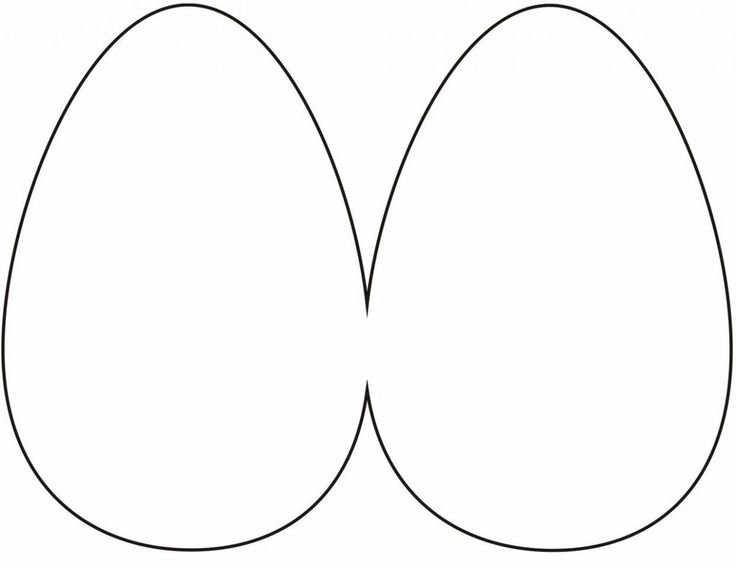 Яйцо шаблон на Пасху