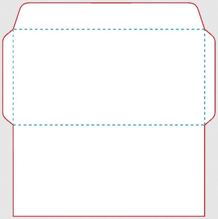 Макет конверта