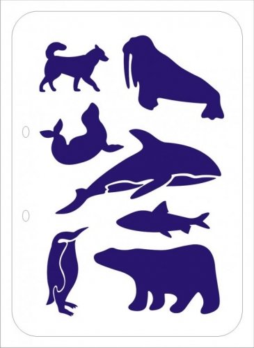 Силуэты животных севера