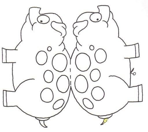 Шаблоны для поделок животных