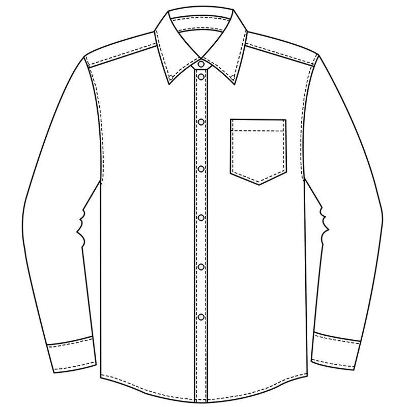 Трафарет рубашки