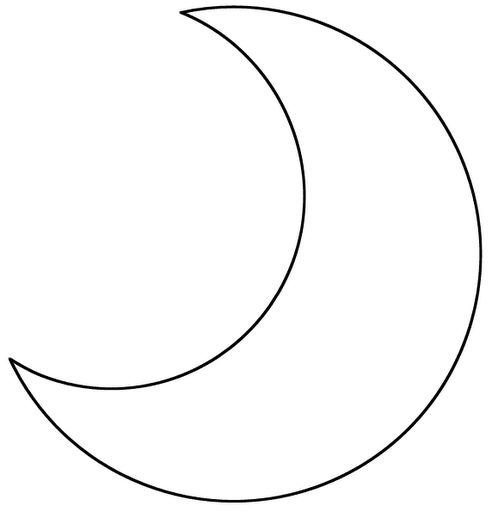 Луна контур