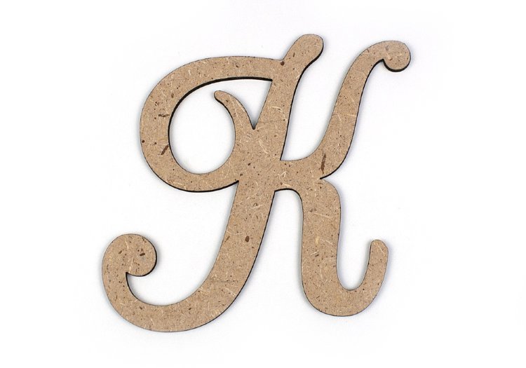 Трафарет из букв