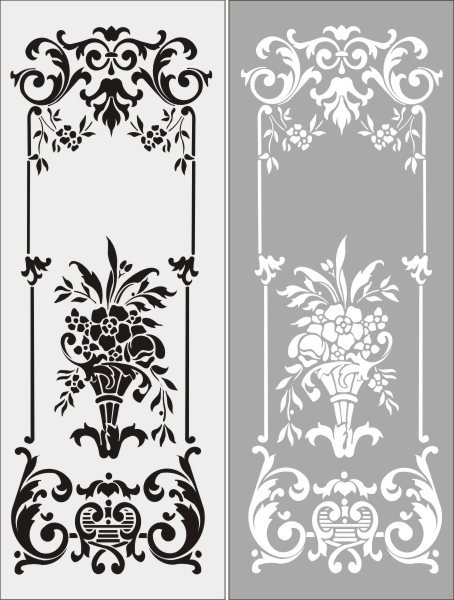 Узоры на двери