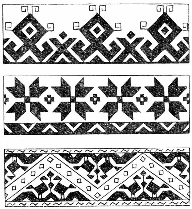 Калмыцкий геометрический орнамент