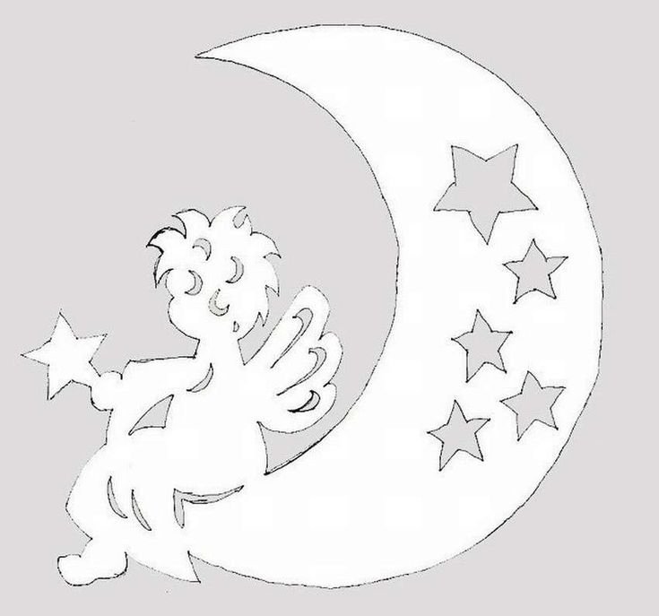 Новогодние шаблоны для вырезания на окна