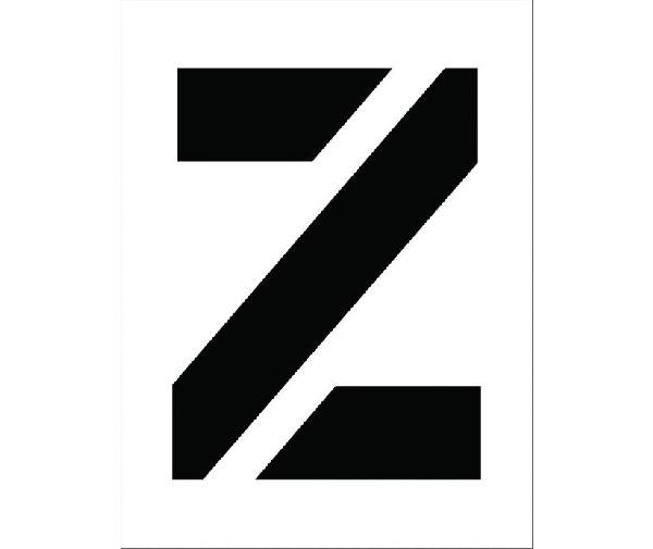Буква z трафарет для вырезания