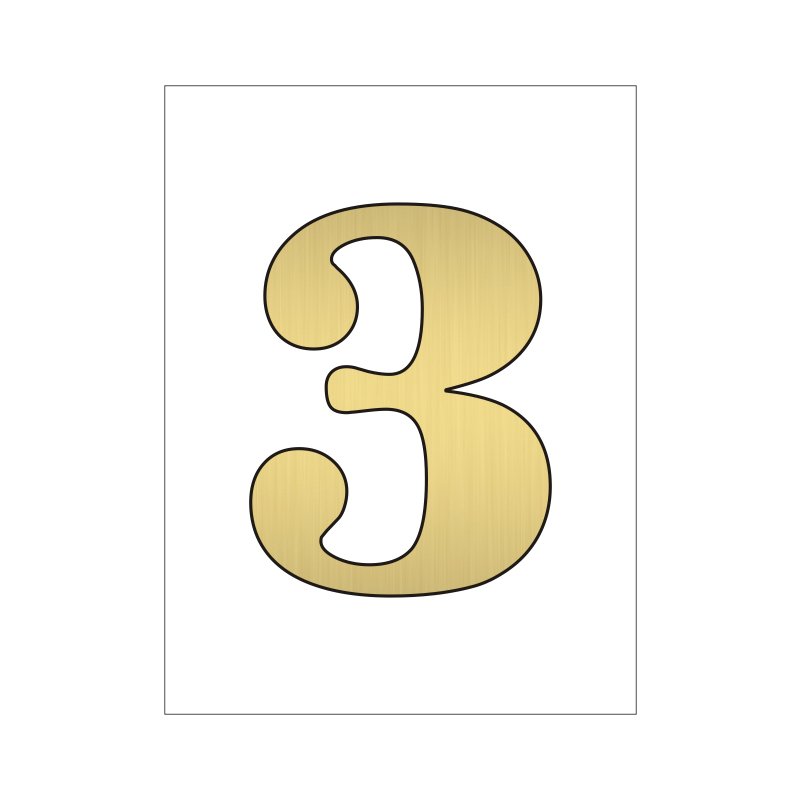 Торт цифра 3