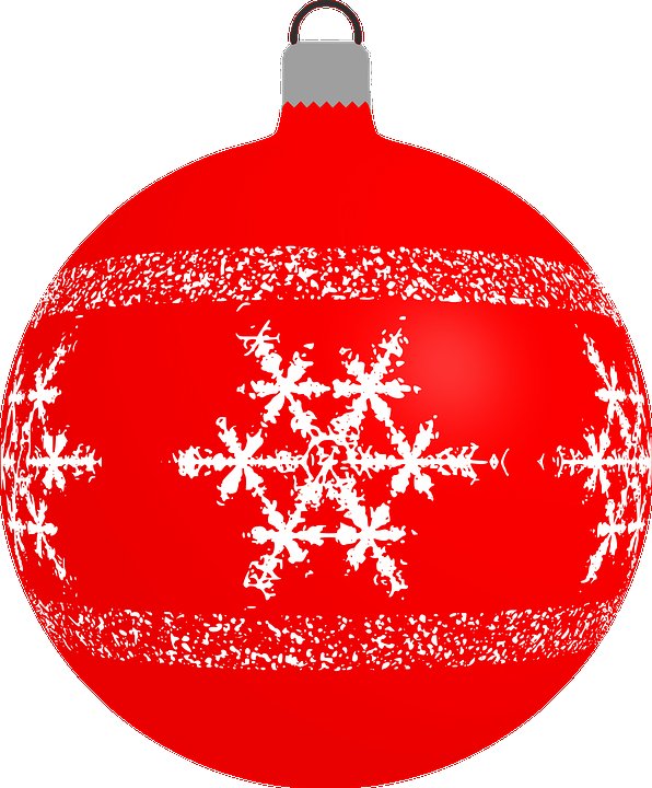 Шарики новогодние цветные