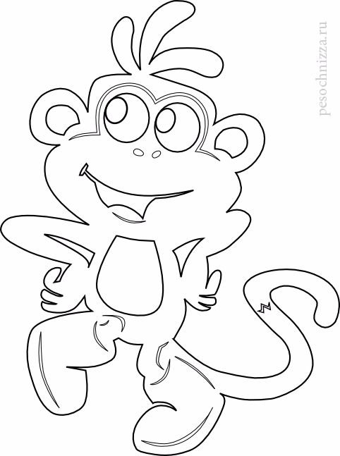 Обезьянки вытынанки