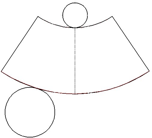 Усеченный конус развертка