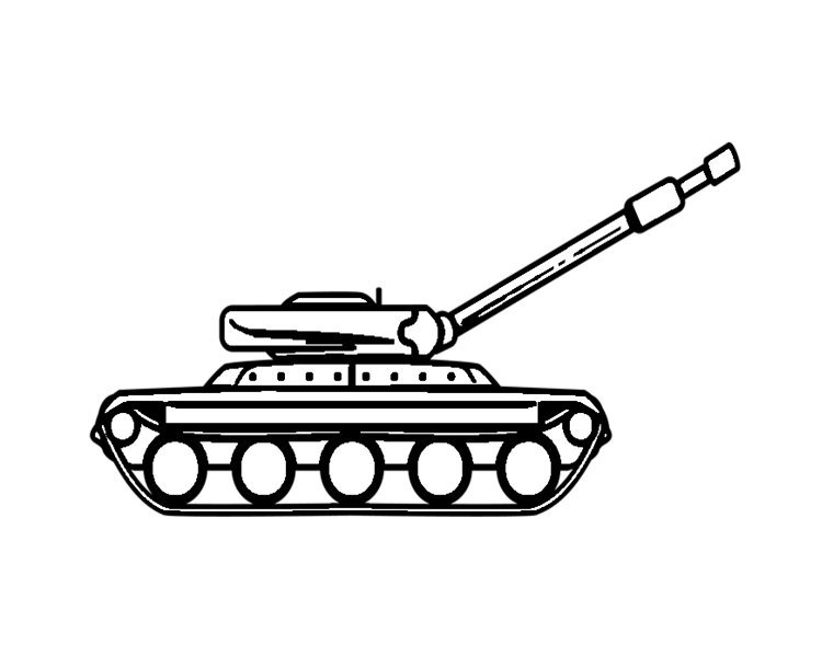 Раскраска танки для детей