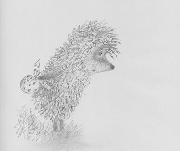 Ежик рисунок