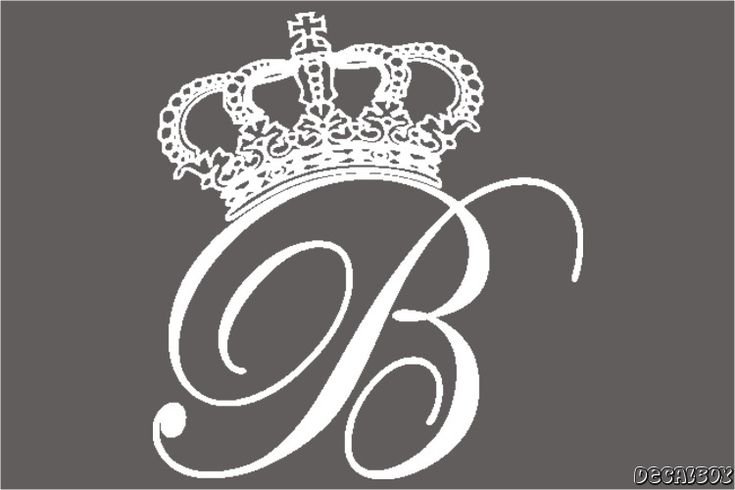 Монограмма с короной