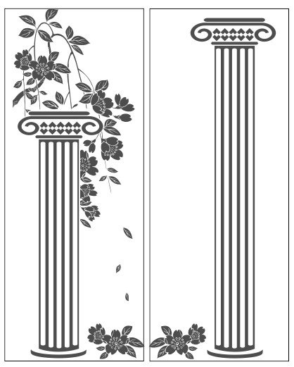 Колонна рисунок