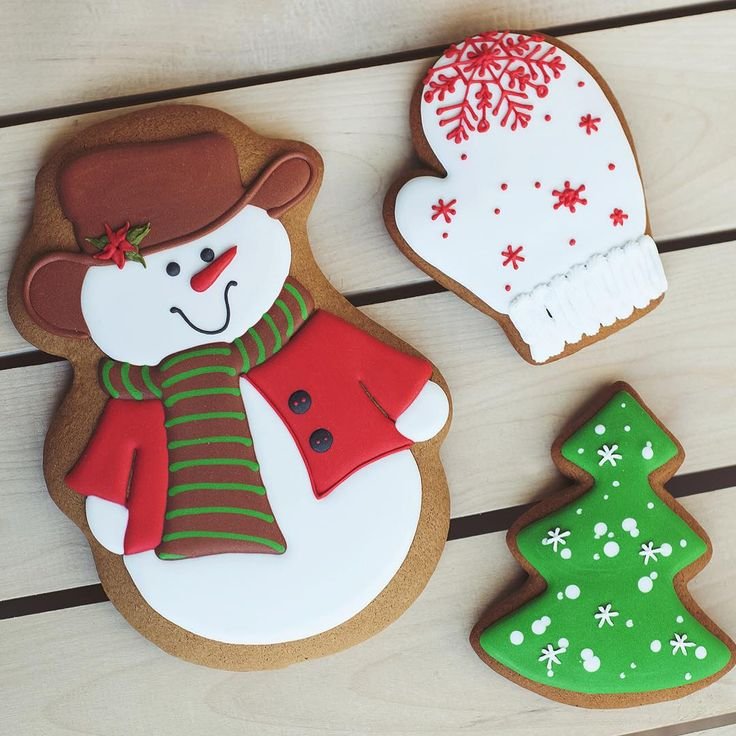 Имбирные пряники новогодние