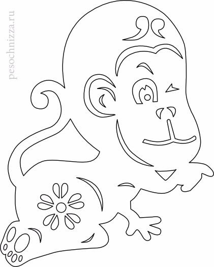 Шаблон обезьянки